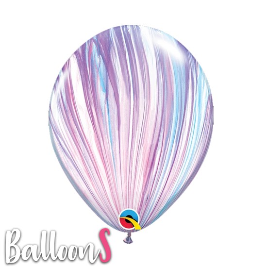 43806 12" Qualatex SuperAgate® Fashion Latex Balloon