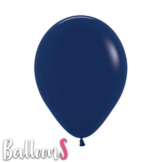 S11 12" Sempertex Naval Blue Latex Balloon