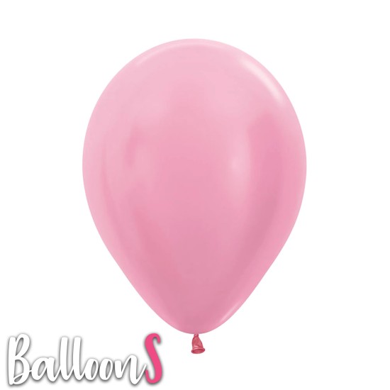 P05 12" Sempertex Pearl Satin Pink Latex Balloon