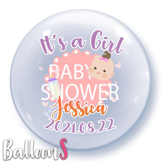 B08 Baby Shower Bubble Balloon