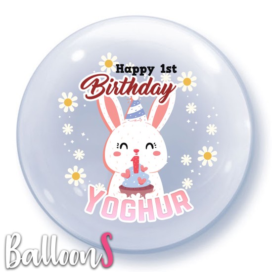 BD03 Baby Birthday Bubble Balloon