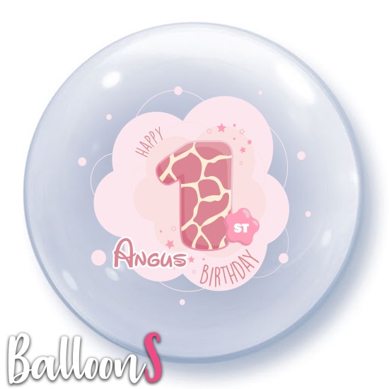 BD06 Baby Birthday Bubble Balloon