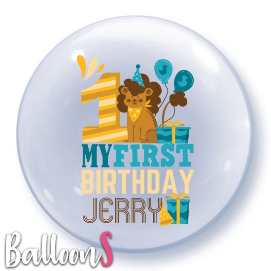 BD11 Baby Birthday Bubble Balloon