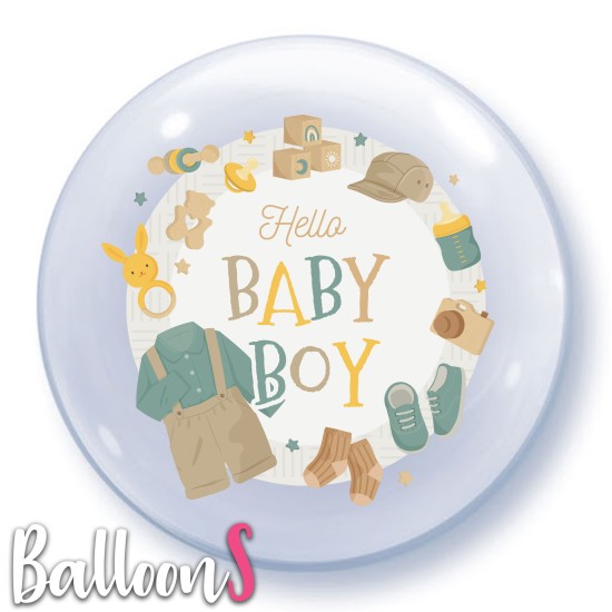 WB04 Baby Welcome Home Bubble Balloon