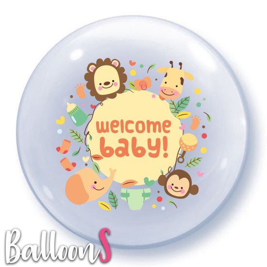 WB05 Baby Welcome Home Bubble Balloon