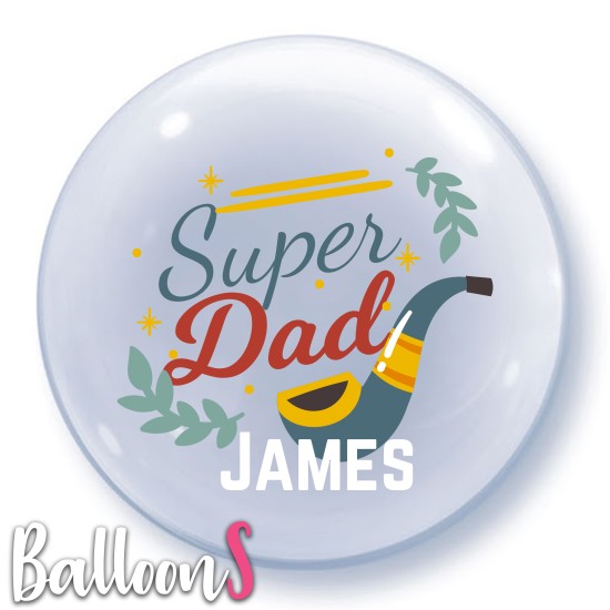 FD03 Father's Day Bubble Balloon