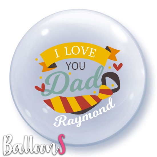FD04 Father's Day Bubble Balloon
