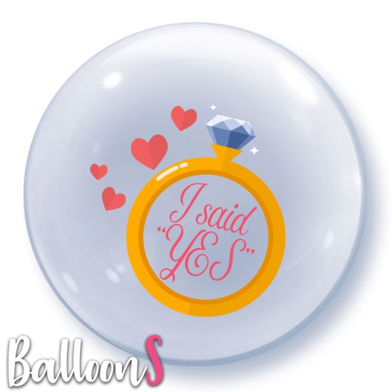 PM05B Propose Marry Bubble Balloon 05B