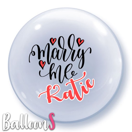 PM07 Propose Marry Bubble Balloon 07