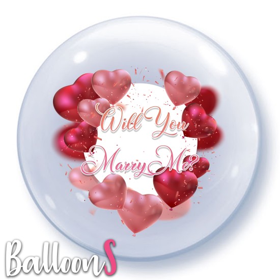 PM08 Propose Marry Bubble Balloon 08