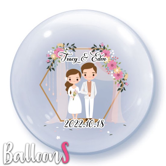WD11 Wedding Bubble Balloon 11