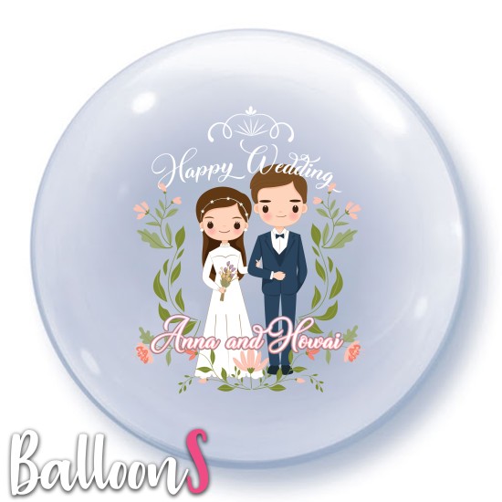 WD20 Wedding Bubble Balloon 20
