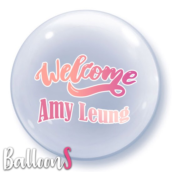 WH03 Welcome Bubble Balloon 03