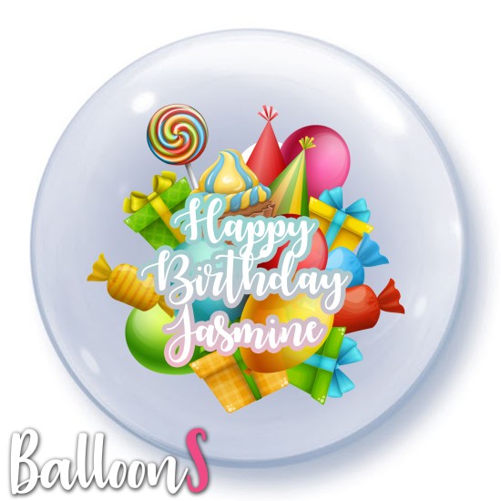 HB13 Birthday Bubble Balloon 13