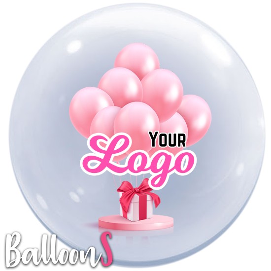 LB01 Logo Bubble Balloon (Floating around 1-3 weeks)