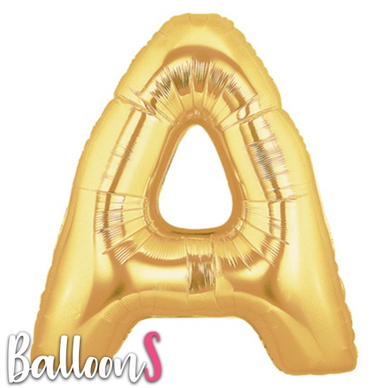 GL01   34" Gold Letter Balloon A