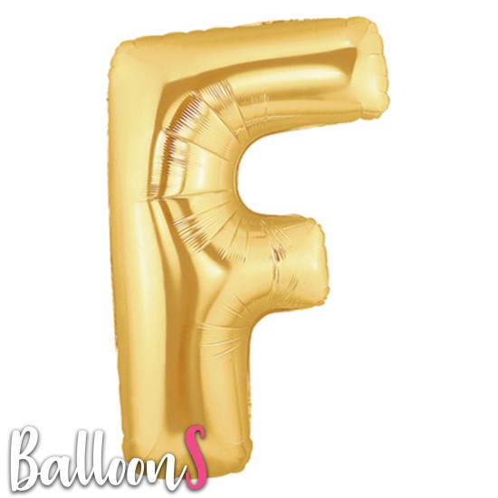 GL06   34" Gold Letter Balloon F