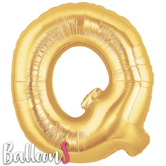 GL17   34" Gold Letter Balloon Q