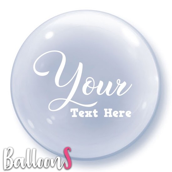 SC02 White Font Bubble Balloon