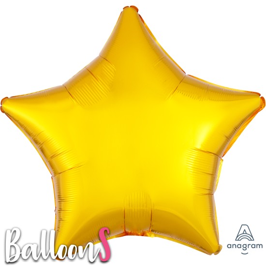30585 18" Anagram Gold Foil Star Balloon